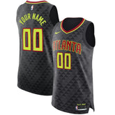 Atlanta Hawks Authentic Custom Jersey Black - Icon Edition | Nike outlet