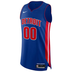 Detroit Pistons Authentic Custom Jersey Blue sale - Icon Edition | Nike discount
