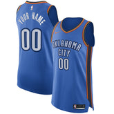 Oklahoma City Thunder Authentic Custom Jersey Blue - Icon Edition | Nike for sale