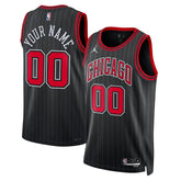 Chicago Bulls Jordan Brand Unisex 2022/23 Swingman Custom Jersey sale - Statement Editi- Black for sale