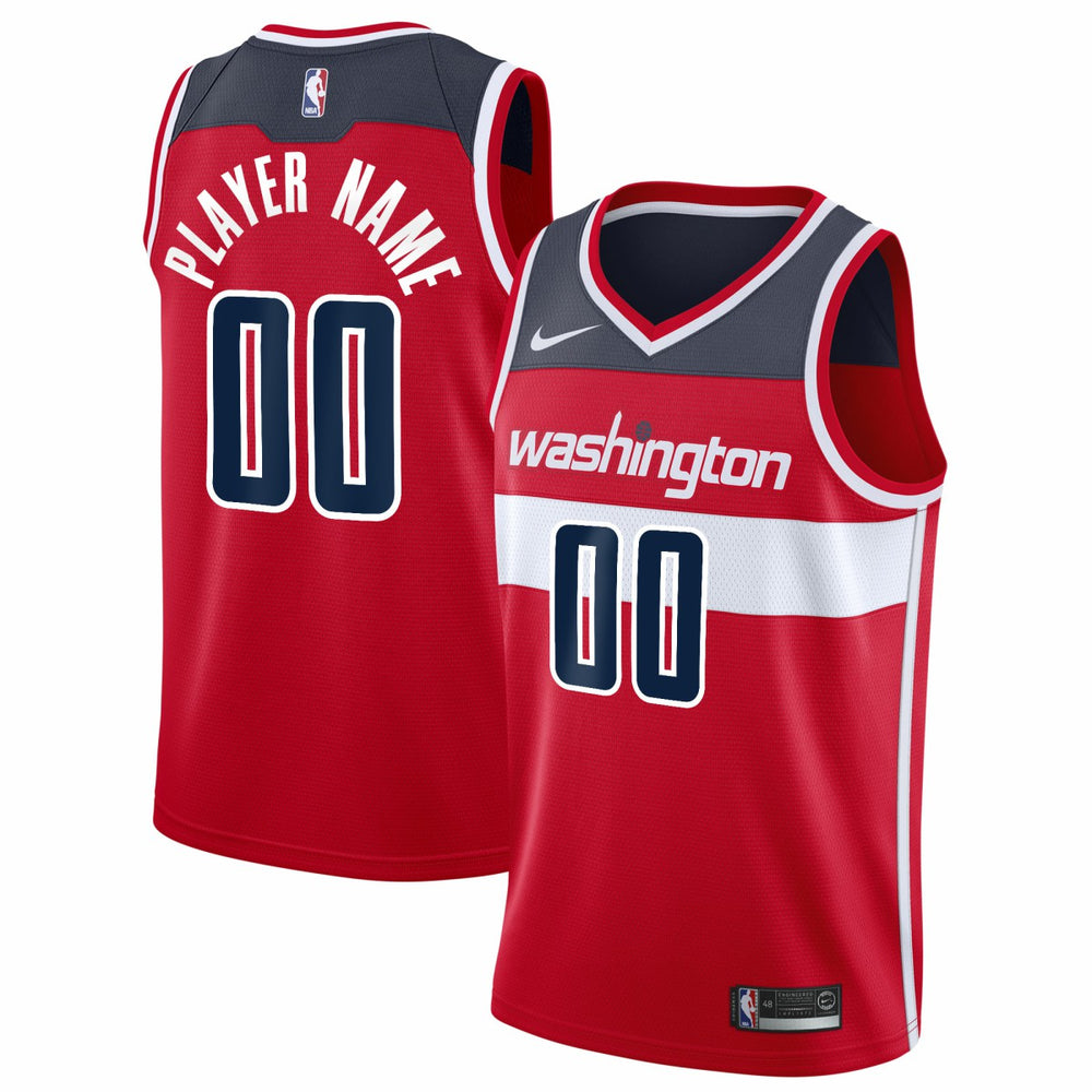 Washington Wizards 2020/21 Swingman Custom Jersey - Icon Edition - Red | Nike cheap