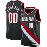 Portland Trail Blazers Swingman Custom Jersey Black - Icon Edition | Nike sale