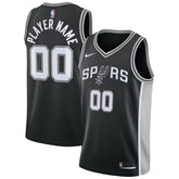 San Antonio Spurs Swingman Custom Jersey Black - Icon Edition | Nike on sale