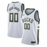 Milwaukee Bucks Swingman Custom Jersey White - Association Edition | Nike sale