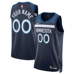 Minnesota Timberwolves Unisex Swingman Custom Jersey Navy - Icon Edition | Nike online