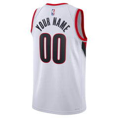 Portland Trail Blazers Unisex Swingman Custom Jersey White - Association Edition | Nike shop