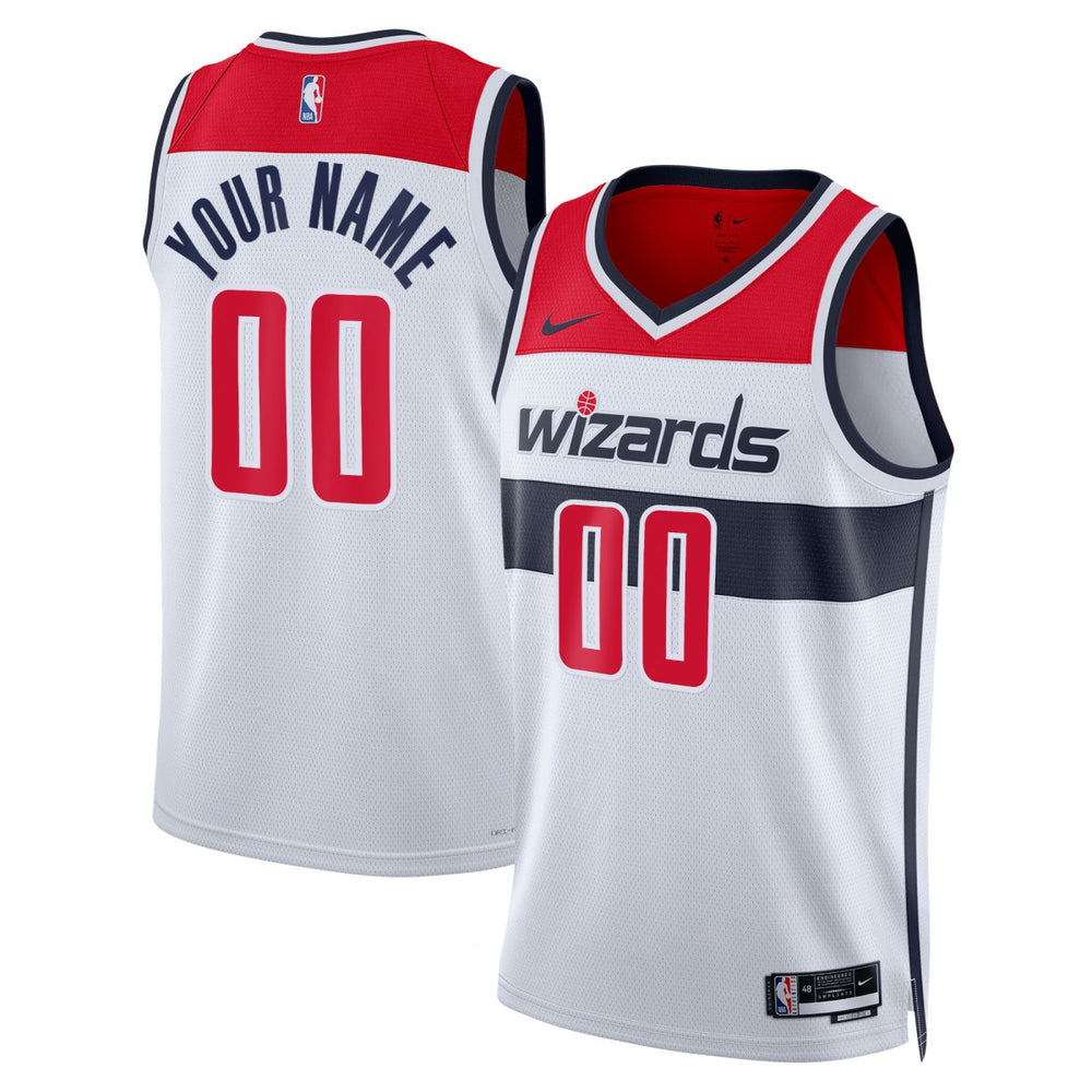 Washington Wizards Unisex Swingman Custom Jersey White - Association Edition | Nike outlet