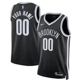 Brooklyn Nets Unisex Swingman Custom Jersey Black - Icon Edition | Nike outlet