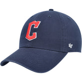 Cleveland Guardians Clean Up Adjustable Hat - Navy | 47 brand