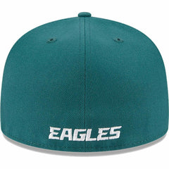 Philadelphia Eagles New Era Omaha 59FIFTY Fitted Hat - Midnight Green for sale