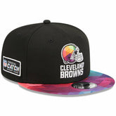 Cleveland Browns New Era 2023 NFL Crucial Catch 9FIFTY Snapback Hat - Black sale