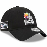 Cleveland Browns New Era 2023 NFL Crucial Catch 9TWENTY Adjustable Hat - Black for sale