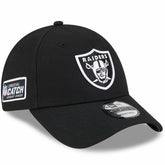 Las Vegas Raiders New Era 2023 NFL Crucial Catch 9FORTY Adjustable Hat - Black online