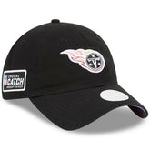 Tennessee Titans New Era Women's 2023 NFL Crucial Catch 9TWENTY Adjustable Hat - Black for sale