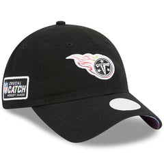 Tennessee Titans New Era Women's 2023 NFL Crucial Catch 9TWENTY Adjustable Hat - Black for sale
