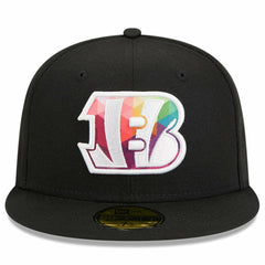 Cincinnati Bengals New Era 2023 NFL Crucial Catch 59FIFTY Fitted Hat - Black on sale