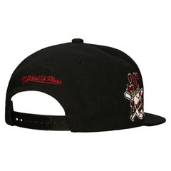 Atlanta Braves Cooperstown Collection True Classics Snapback Hat - Black | Mitchell & Ness
