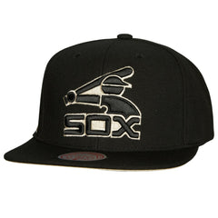Chicago White Sox Cooperstown Collection True Classics Snapback Hat - Black | Mitchell & Ness