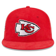 Kansas City Chiefs New Era Throwback Cord 59FIFTY Fitted Hat - Red cheap