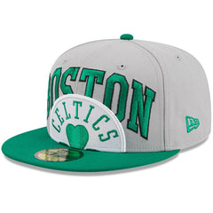 Boston Celtics Tip-Off Two-Tone 59FIFTY Fitted Hat - Gray/Kelly Green | New Era shop