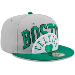 Boston Celtics Tip-Off Two-Tone 59FIFTY Fitted Hat - Gray/Kelly Green | New Era shop