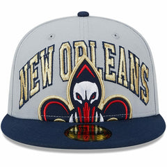 New Orleans Pelicans Tip-Off Two-Tone 59FIFTY Fitted Hat - Gray/Navy | New Era online