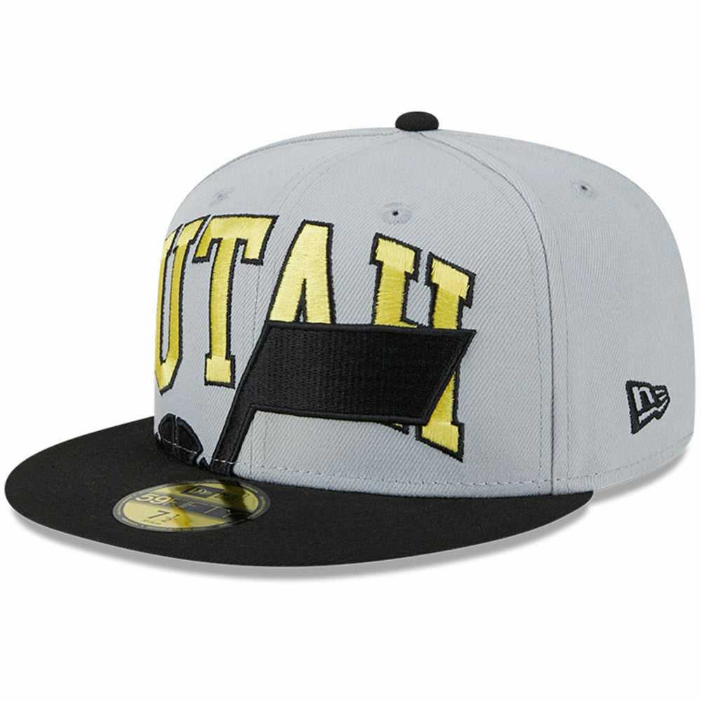 Utah Jazz Tip-Off Two-Tone 59FIFTY Fitted Hat - Gray/Black | New Era outlet