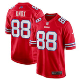 Dawson Knox Buffalo Bills Alternate Game Jersey - Red | Nike for sale