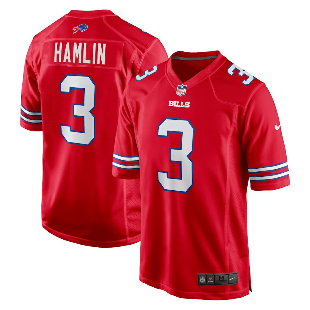 Damar Hamlin Buffalo Bills Alternate Game Jersey - Red | Nike outlet