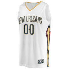 New Orleans Pelicans Youth Fast Break Replica Custom Jersey - Association Edition - White | Fanatics cheap