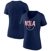 New Orleans Pelicans Women's Team Pride V-Neck T-Shirt - Navy online