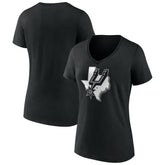 San Antonio Spurs Women's Team Pride V-Neck T-Shirt - Black outlet