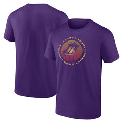 Los Angeles Lakers Announcer T-Shirt - Purple for sale