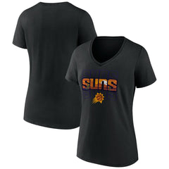 Phoenix Suns Women's Announcer V-Neck T-Shirt - Black online