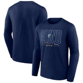 Memphis Grizzlies Huddle Long Sleeve T-Shirt - Navy discount