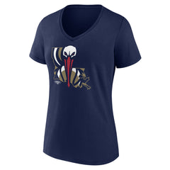 New Orleans Pelicans Women's Huddle V-Neck T-Shirt - Navy cheap