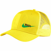 Brazil National Team Classic99 Trucker Snapback Hat - Yellow | Nike cheap