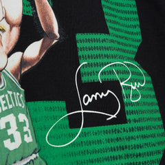 Larry Bird Boston Celtics Hardwood Classics Caricature T-Shirt - Black | Mitchell & Ness shop