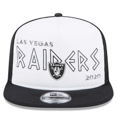 Las Vegas Raiders New Era Banger 9FIFTY Trucker Snapback Hat - White/Black online