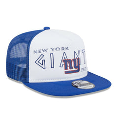 New York Giants New Era Banger 9FIFTY Trucker Snapback Hat - White/Royal cheap