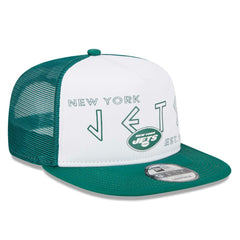 New York Jets New Era Banger 9FIFTY Trucker Snapback Hat - White/Green outlet