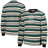 Boston Red Sox PLEASURES Ballpark Long Sleeve T-Shirt - Cream/Green