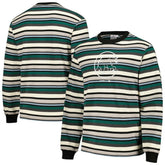 Chicago Cubs PLEASURES Ballpark Long Sleeve T-Shirt - Cream/Green