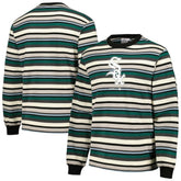 Chicago White Sox PLEASURES Ballpark Long Sleeve T-Shirt - Cream/Green