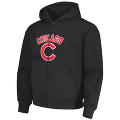 Chicago Cubs PLEASURES Opening Day Full-Zip Hoodie - Black