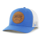 Los Angeles Chargers '47 Leather Head Flex Hat - Powder Blue outlet