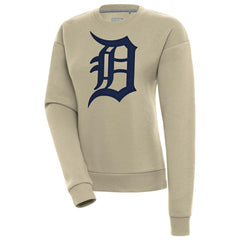 Detroit Tigers Antigua Women's Victory Pullover Sweatshirt - Khaki