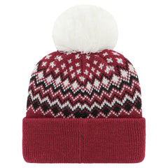 Arizona Cardinals '47 Women's Elsa Cuffed Knit Hat with Pom - Cardinal sale