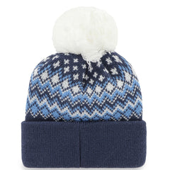 Tennessee Titans '47 Women's Elsa Cuffed Knit Hat with Pom - Navy sale