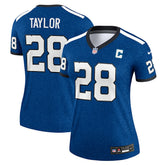 Jonathan Taylor Indianapolis Colts Women's Alternate Legend Player Performance Top - Royal | Nike sale